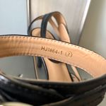 Allegra K 🖤 Black Strappy Pleather Heel Photo 5