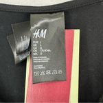 H&M NEW  Lace V-Neck Long Sleeve Blouse Women’s L Black Photo 2