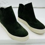 Steve Madden  Bootie Sneakers Women's Wrangle Dark Green Suede Leather Size 7M Photo 3