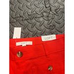 Loft NWT  The Palmer Wide Leg Pants Linen Blend Orange Women 4 Beach Summer Flowy Photo 2