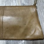 BCBGMAXAZRIA  Brown Embossed Clutch on Chain Photo 8