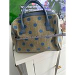CATH KIDSTON Blue Polka Dot Crossbody Satchel Bag Photo 3