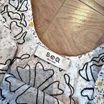 SEA NEW YORK | Floral Patchwork Embroidered Tank Maxi Dress | Size Small White Photo 4