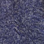 Vintage Hand‎ Knit Wool Sweater Marled Blue Shetland Style Large fisherman Photo 5