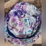 Free People NEW movement Digital Blooms Bucket Hat Electric Violet Colors NWOT Photo 1