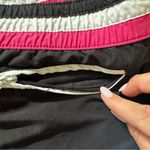 Arizona Jeans Arizona Y2K Micro Mini Swim Shorts. Size: Small. Black, pink, and white. Photo 6