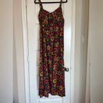 Natural Life Patti Tie Front Maxi with Sunflowers on Green Size L Photo 10