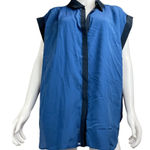 7 For All Mankind  Women's Blue Sleeveless Collared Blouse Top‎ Photo 0