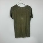 Free People Green Boho Short Sleeve Shirt Size XS Fairy Photo 5