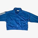 Adidas Women's Blue Adicolor Trefoil Track Jacket Photo 0