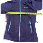 Columbia Rain Jacket Hooded Lightweight Omni-Heat Thermal Comfort Size S Photo 7