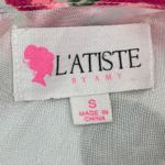 Pink Rose Romper Long Sleeve Floral Playsuit Short Summer L’Atiste by Amy Size S Photo 5