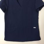 FIGS Technical "Casma" Scrub Top Small Style FW1100 Navy Blue medical shirt Photo 2