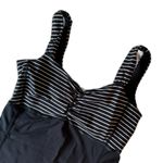 Lululemon | Aria Tank II Black Striped Tank Top Size 6 Bra Pads Removed Photo 5