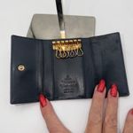 Vivienne Westwood  Black Leather Orb Key Holder Wallet Made in Italy Photo 3