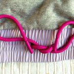 Peloton Chic Fabric Mix Long Sleeve Pullover, logo, color block, retro vibes MED Photo 4