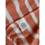 Poof Girl Women's Striped Ruffle Open Front Cardigan Sweater Orange S Photo 3