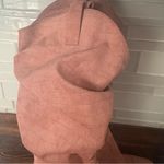 Cato Pink Faux Suede Heeled Boots Size 11 Wide Photo 3