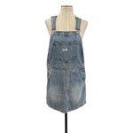 Levi's  Norah Skirtall‎ Dress Overall Mini Cotton Denim Blue Size XS Photo 2