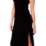 Band of Gypsies NWT Band Of The Free Girl Crush Black Velvet Midi Dress Size Large Photo 0