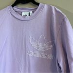 Adidas ✨  Light Purple Embroidered Shirt Medium Photo 1