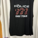 Next Level Apparel  Black The Police Sleeveless Graphic Muscle Tank Top Size XXL Photo 1