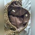 Bijoux Terner NWT  Olive Green Raffia Shoulder Tote Bag Summer Boho Beach Photo 7