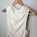 Shona joy NWT La Lune High Neck Bias Maxi Dress Cream Size 8 Sleeveless Formal Photo 6