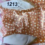 Lime Ricki  orange polka‎ dot swim bottoms size medium NWT Photo 4