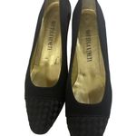 Bottega Veneta Bottega Venetta ￼Women’s Sz 8.5 B ￼ Vintage￼ Black Pumps Classic Weave Photo 0