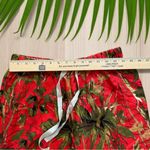 LILKA Anthropologie Doting Deer Red Green Jungle Lounge Pants Photo 7