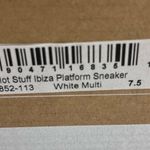 Soludos  Hot Stuff Ibiza Platform Sneaker Womens Size 7.5 White Multi Lace-Up NEW Photo 8