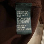 Ralph Lauren Lauren Black Label Classic Chocolate Brown Silk Top Size 0Petite 0P Photo 4