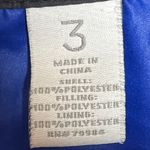  Zenergy Blue Vest Jacket Chicos Size 3 / US XL 16 Ruched Waist Full Zip Photo 4