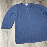 Coldwater Creek  Blue Knit Sweater Size 1X Photo 5
