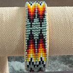 Navajo Indian Hand Beaded Bracelet Photo 4