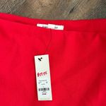 NEW Francesca's‎ Women’s Twill Mini Skort Red Size Large Cute Photo 1