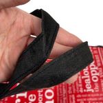 Lululemon Friends are More Important Than Money Shopping Tote Bag Red Black Photo 12