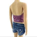 Cupid 40C American VINTAGE 90s Purple Hand Dyed Elastic Pullover Bustier Size undefined Photo 3