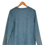 Blumin Boutique Blue Long Duster Cardigan size 2X Pockets Long Sleeves Photo 5