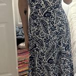 Francesca's Floral Midi Dress Blue Size XS Photo 1