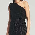 RETROFETE Ella Sequin‎ Mini Belted Dress in Black Night Out sz Small NWOT Photo 0