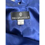 Jessica McClintock  II Mermaid Gown Dress in Navy with Silver Sparkles Size 7 Photo 4