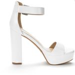 Dream Paris DREAM PAIRS White High Heel Platform Sandals Photo 8