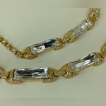 St. John St. Johns‎ Belt Vintage GORGEOUS Gold Tone and Rhinestones Photo 1