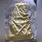 LIONESS Butter Yellow  Drawstring Maxi Dress Photo 1