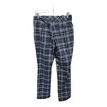 Nike GOLF Tour Performance Dri-Fit Women's 4 Modern Rise Pants Blue Pink Plaid Photo 3