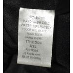 Entro Black Sleeveless A-Line Mini Dress L Floral Cream Embroidery High Neckline Photo 11