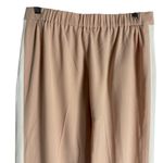 Babaton Conan Nude Blush Crepe Side Stripe Slim Ankle Trouser Pants Size 10 Photo 6