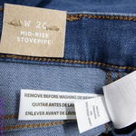 Madewell NEW Mid-Rise Stovepipe Jeans in Leman Wash TENCEL, 26 Photo 12